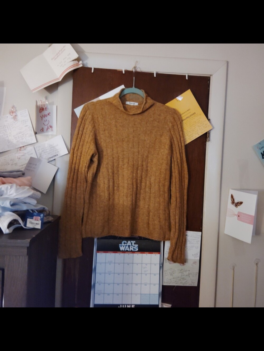 MADEWELL Donegal Evercrest Turtleneck Ribbed Sweater - Medium - Picture 7 of 11